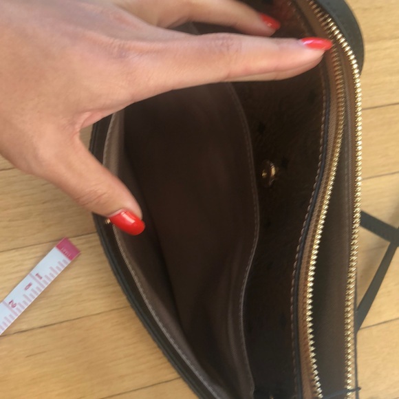 MCM Gold Leather Crossbody NWT - Picture 7 of 10